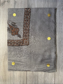 Dark Grey Yemeni Shemagh - Premium Wool