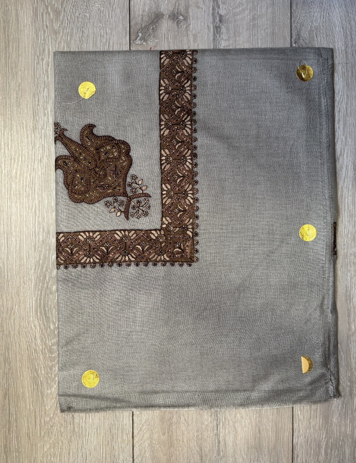 Dark Grey Yemeni Shemagh - Premium Wool