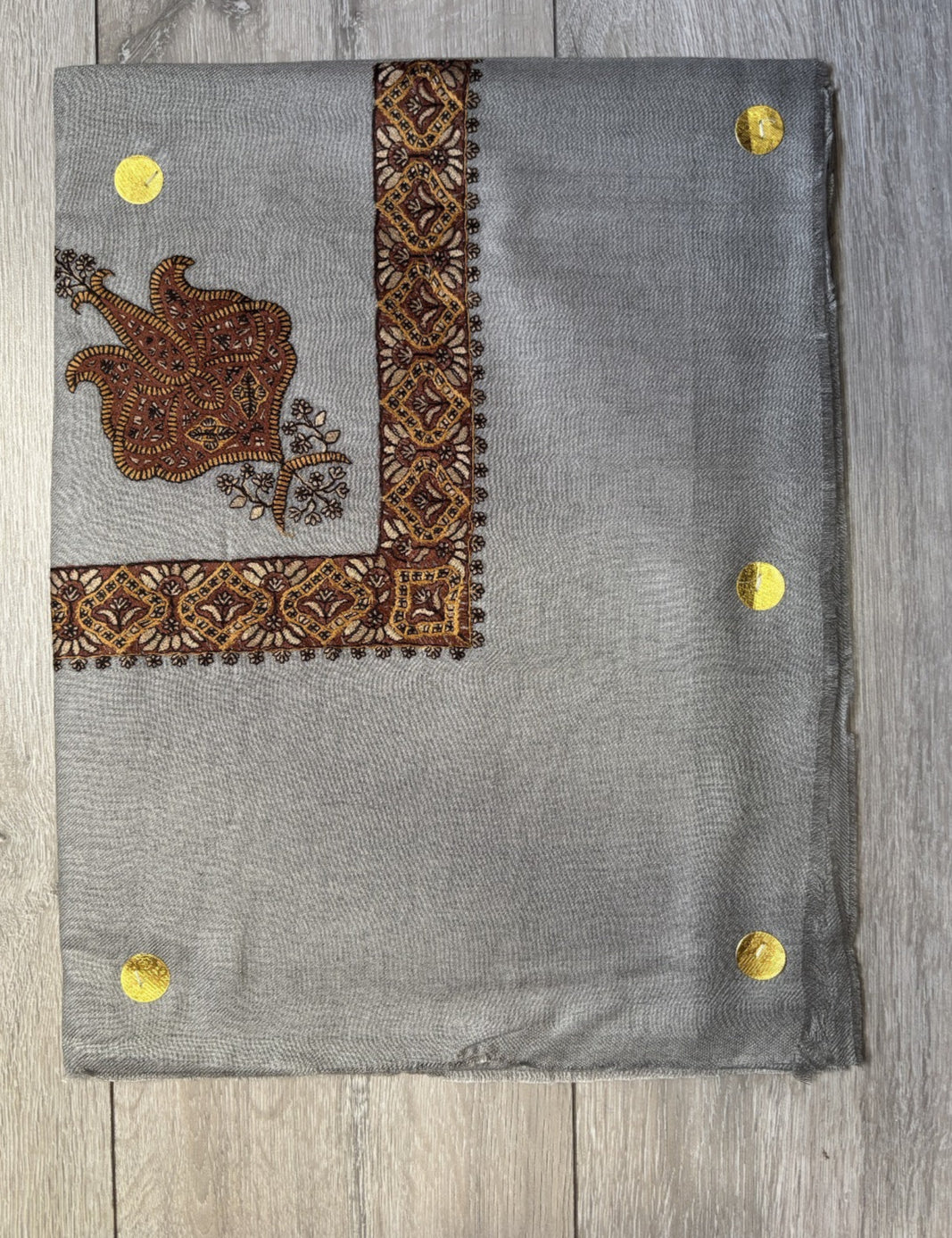 Dark Grey Yemeni Shemagh - Premium Wool