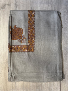 Dark Grey Yemeni Shemagh - Premium Wool