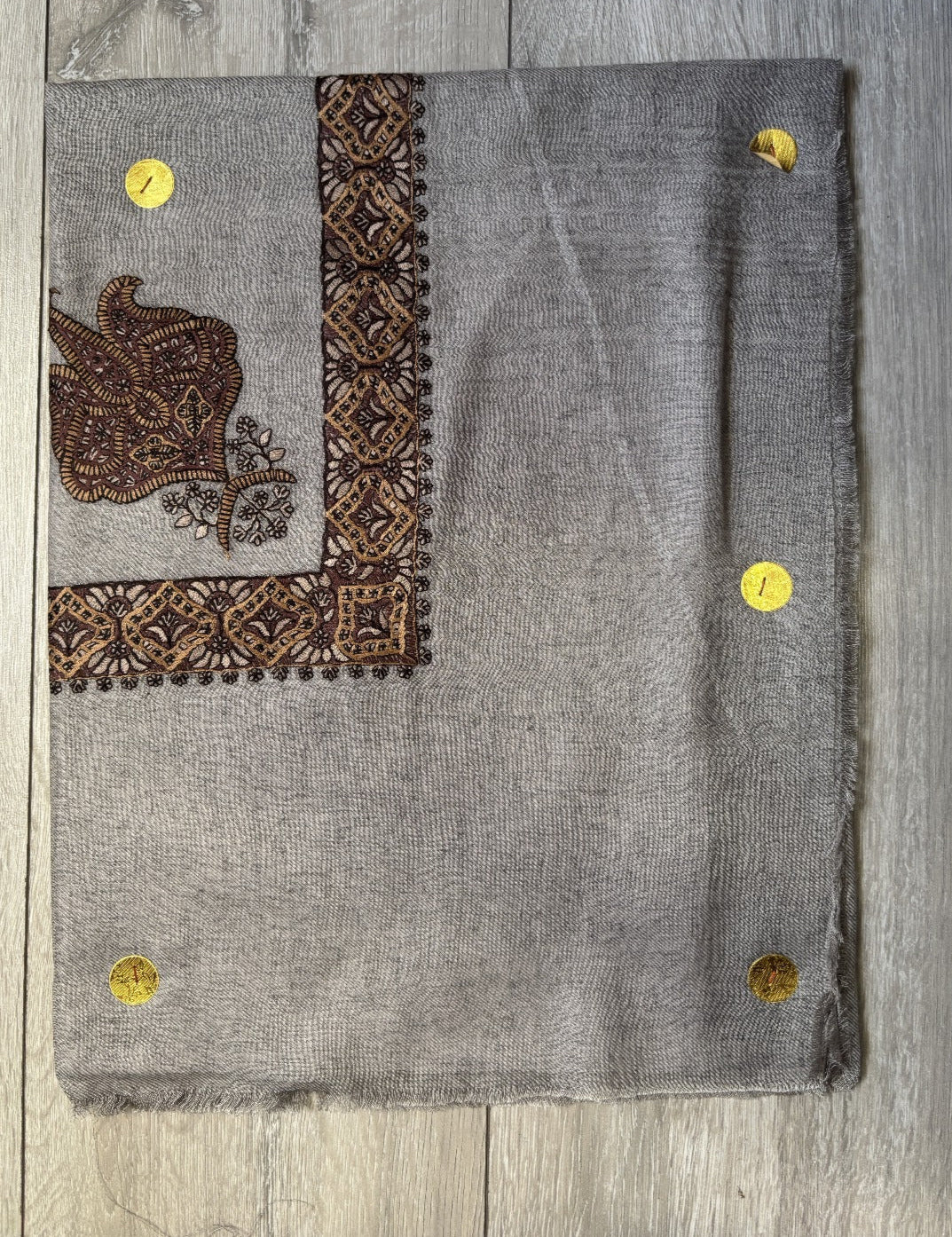 Dark Grey Yemeni Shemagh - Premium Wool